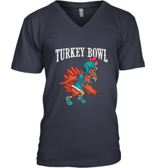 Cool Turkey Bowl _ Funny Thanksgiving Football Player Men's V-Neck Men's V-Neck - FordPhuMy