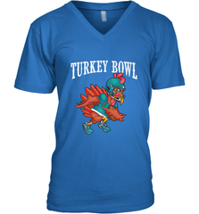Cool Turkey Bowl _ Funny Thanksgiving Football Player Men's V-Neck Men's V-Neck - FordPhuMy