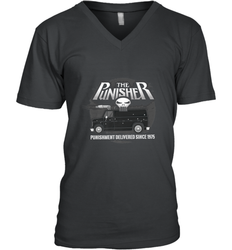 Marvel The Punisher Battle Van Since 1975 Men's V-Neck
