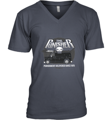 Marvel The Punisher Battle Van Since 1975 Men's V-Neck Men's V-Neck - FordPhuMy