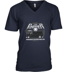 Marvel The Punisher Battle Van Since 1975 Men's V-Neck