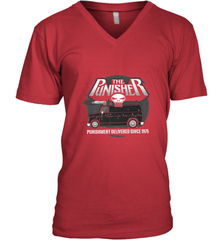 Marvel The Punisher Battle Van Since 1975 Men's V-Neck Men's V-Neck - FordPhuMy