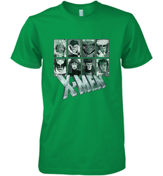 Marvel X Men Animated Series Halftone Retro 90s Men's Premium T-Shirt