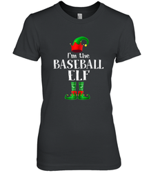 I'm The Baseball Elf Matching Family Pajama Christmas Women's Premium T-Shirt