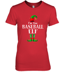 I'm The Baseball Elf Matching Family Pajama Christmas Women's Premium T-Shirt Women's Premium T-Shirt - FordPhuMy
