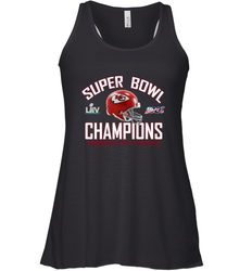 NFL super bowl Kansas City Chiefs Logo Helmet champions Women's Racerback Tank