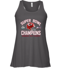 NFL super bowl Kansas City Chiefs Logo Helmet champions Women's Racerback Tank Women's Racerback Tank - FordPhuMy