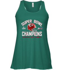 NFL super bowl Kansas City Chiefs Logo Helmet champions Women's Racerback Tank Women's Racerback Tank - FordPhuMy