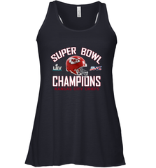 NFL super bowl Kansas City Chiefs Logo Helmet champions Women's Racerback Tank Women's Racerback Tank - FordPhuMy