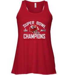 NFL super bowl Kansas City Chiefs Logo Helmet champions Women's Racerback Tank