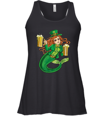 St Patricks Day Shirt Women Leprechaun Mermaid Girls Redhead Women's Racerback Tank Women's Racerback Tank - FordPhuMy