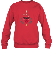 NBA Chicago Bulls Logo merry Christmas gilf Crewneck Sweatshirt Crewneck Sweatshirt - FordPhuMy
