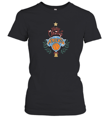 NBA New York Knicks Logo merry Christmas gilf Women's T-Shirt Women's T-Shirt - FordPhuMy