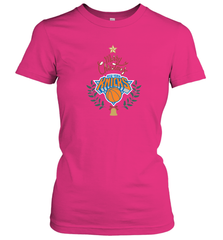 NBA New York Knicks Logo merry Christmas gilf Women's T-Shirt Women's T-Shirt - FordPhuMy