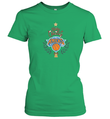 NBA New York Knicks Logo merry Christmas gilf Women's T-Shirt Women's T-Shirt - FordPhuMy