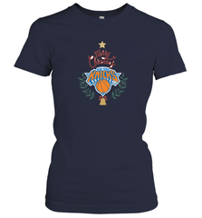 NBA New York Knicks Logo merry Christmas gilf Women's T-Shirt Women's T-Shirt - FordPhuMy