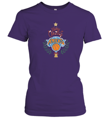 NBA New York Knicks Logo merry Christmas gilf Women's T-Shirt Women's T-Shirt - FordPhuMy