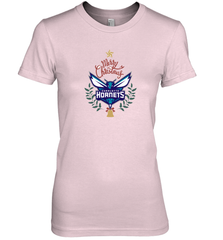 NBA Charlotte Hornets Logo merry Christmas gilf Women's Premium T-Shirt Women's Premium T-Shirt - FordPhuMy
