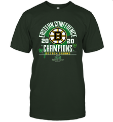NHL ST PATRICK'S DAY Boston Bruins Fanatics 2020 Eastern Conference Champions Defensive Zone Men's T-Shirt Men's T-Shirt - FordPhuMy