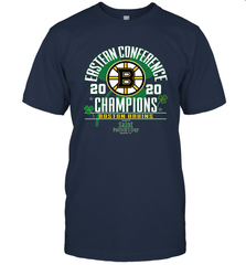 NHL ST PATRICK'S DAY Boston Bruins Fanatics 2020 Eastern Conference Champions Defensive Zone Men's T-Shirt Men's T-Shirt - FordPhuMy