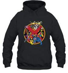 Marvel X Men Animated Series Logo Retro 90s Hooded Sweatshirt Hooded Sweatshirt - FordPhuMy