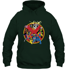 Marvel X Men Animated Series Logo Retro 90s Hooded Sweatshirt Hooded Sweatshirt - FordPhuMy