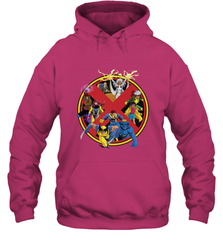 Marvel X Men Animated Series Logo Retro 90s Hooded Sweatshirt Hooded Sweatshirt - FordPhuMy