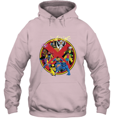 Marvel X Men Animated Series Logo Retro 90s Hooded Sweatshirt Hooded Sweatshirt - FordPhuMy