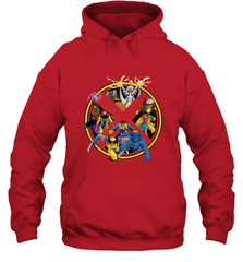 Marvel X Men Animated Series Logo Retro 90s Hooded Sweatshirt Hooded Sweatshirt - FordPhuMy