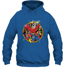Marvel X Men Animated Series Logo Retro 90s Hooded Sweatshirt Hooded Sweatshirt - FordPhuMy