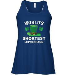 Shortest Leprechaun Funny Family St. Patrick's Day Women's Racerback Tank Women's Racerback Tank - FordPhuMy