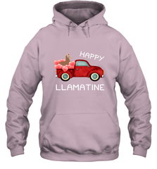Happy Llamatine funny Valentine Day Llama costume Hooded Sweatshirt Hooded Sweatshirt - FordPhuMy