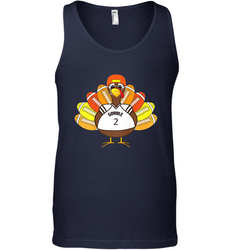 Cool Thanksgiving Football Shirt _ Gobble Player Turkey Gift Men's Tank Top