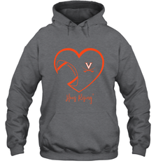 Virginia Cavaliers Football Inside Heart  Team Hooded Sweatshirt Hooded Sweatshirt - FordPhuMy