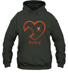 Virginia Cavaliers Football Inside Heart  Team Hooded Sweatshirt Hooded Sweatshirt - FordPhuMy