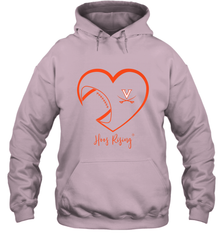 Virginia Cavaliers Football Inside Heart  Team Hooded Sweatshirt Hooded Sweatshirt - FordPhuMy