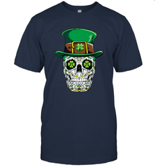 Sugar Skull Leprechaun T Shirt St Patricks Day Women Men Men's T-Shirt Men's T-Shirt - FordPhuMy