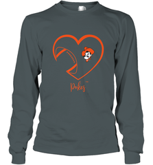 Oklahoma State Cowboys Football Inside Heart  Team Long Sleeve T-Shirt Long Sleeve T-Shirt - FordPhuMy