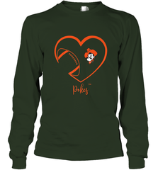 Oklahoma State Cowboys Football Inside Heart  Team Long Sleeve T-Shirt Long Sleeve T-Shirt - FordPhuMy
