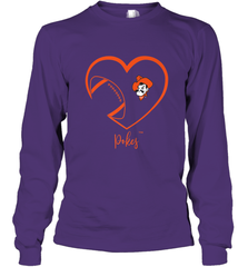Oklahoma State Cowboys Football Inside Heart  Team Long Sleeve T-Shirt Long Sleeve T-Shirt - FordPhuMy
