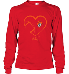 Oklahoma State Cowboys Football Inside Heart  Team Long Sleeve T-Shirt Long Sleeve T-Shirt - FordPhuMy