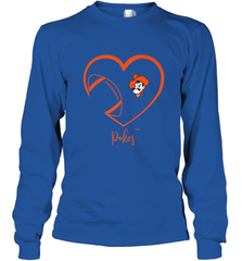 Oklahoma State Cowboys Football Inside Heart  Team Long Sleeve T-Shirt Long Sleeve T-Shirt - FordPhuMy