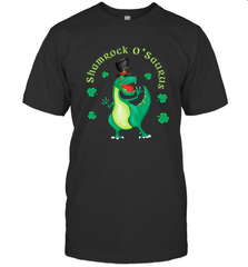 T Rex Dinosaur St. Patrick's Day Irish Funny Men's T-Shirt Men's T-Shirt - FordPhuMy