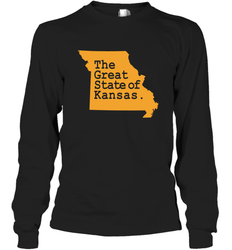 The Great State Of Kansas Long Sleeve T-Shirt