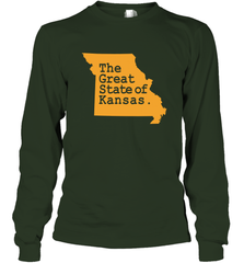 The Great State Of Kansas Long Sleeve T-Shirt Long Sleeve T-Shirt - FordPhuMy