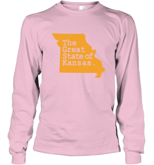The Great State Of Kansas Long Sleeve T-Shirt Long Sleeve T-Shirt - FordPhuMy