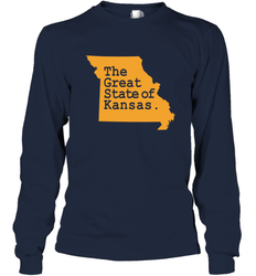 The Great State Of Kansas Long Sleeve T-Shirt