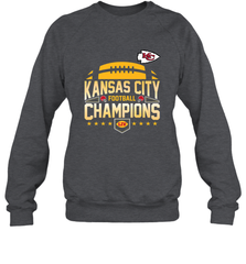 Kansas City Football _ The City Of Champions LIV Crewneck Sweatshirt Crewneck Sweatshirt - FordPhuMy