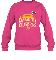 Kansas City Football _ The City Of Champions LIV Crewneck Sweatshirt Crewneck Sweatshirt - FordPhuMy