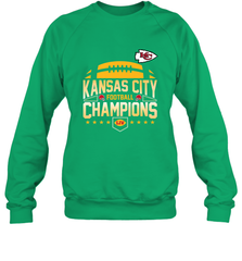Kansas City Football _ The City Of Champions LIV Crewneck Sweatshirt Crewneck Sweatshirt - FordPhuMy